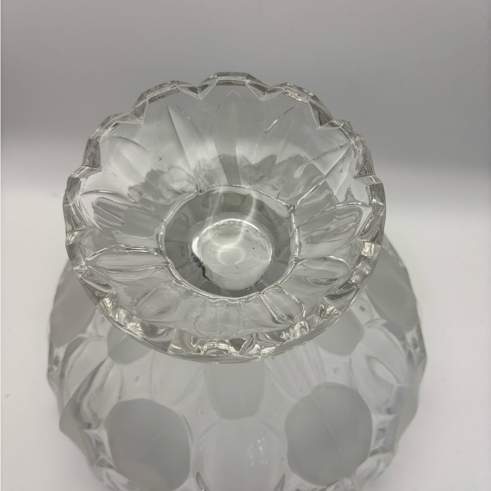 Vintage Crystal Elegant Clear Glass Decorative Bowl - Picture 5 of 8